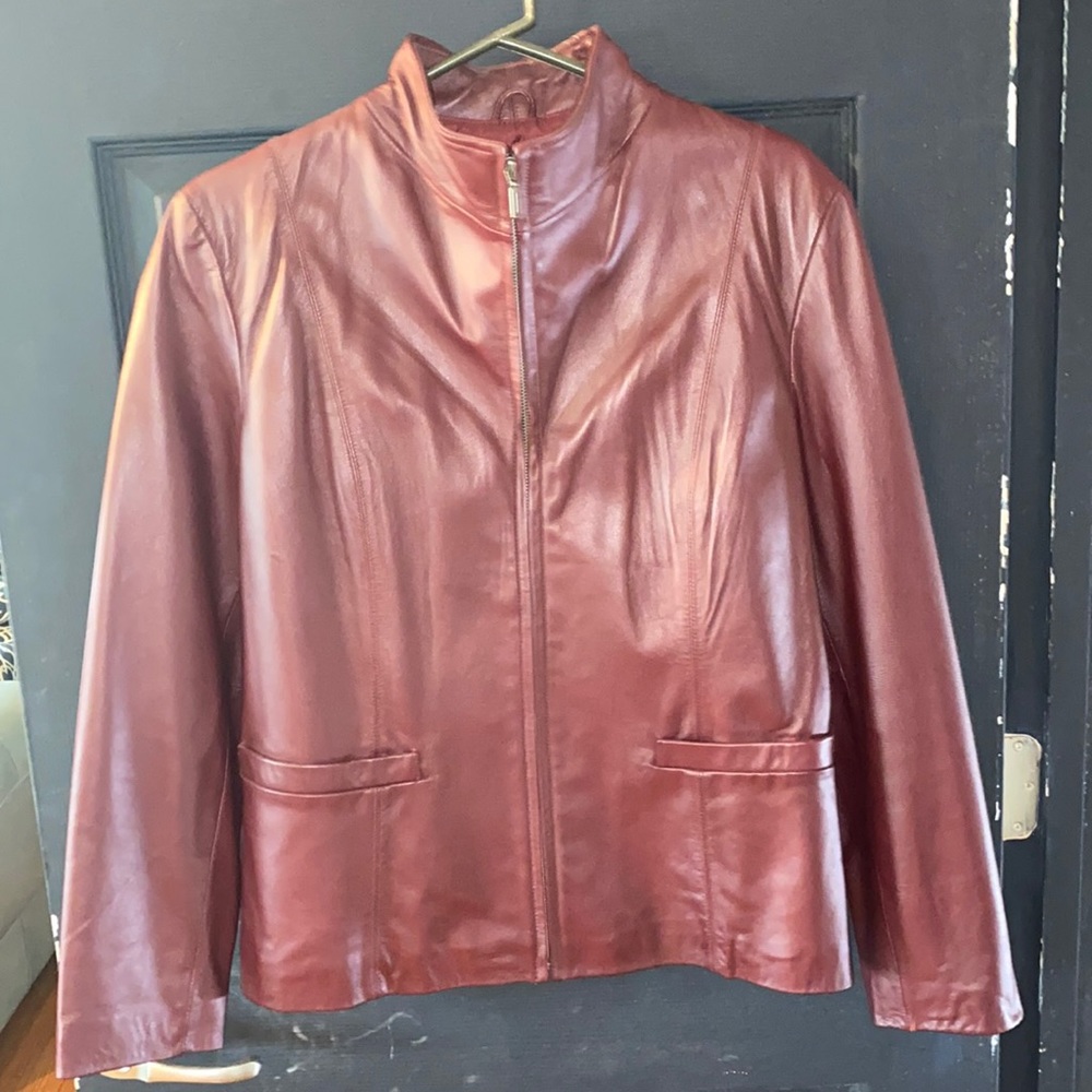 Vintage JLC New York leather jacket
